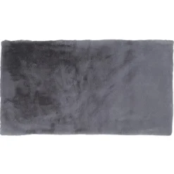 TAPIS IMITATION FOURRURE FIN GRIS 110X60CM