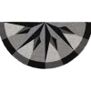 TAPIS IMP DEMI LUNE 37X75CM COCO PVC ROSE DES VENTS