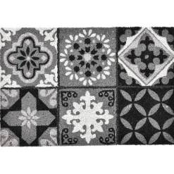 TAPIS IMP EMILIE 40X60CM COCO GRIS
