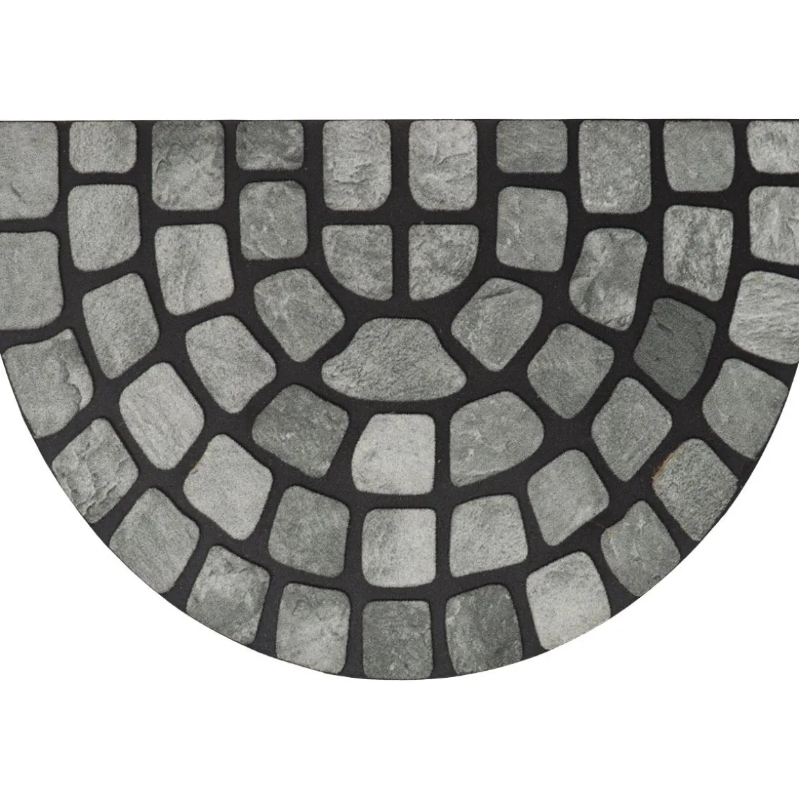 TAPIS IMPRIME DEMI LUNE 40X60CM CAOUTCHOUC DALLE