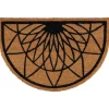 TAPIS IMPRIME DEMI LUNE 40X60CM COCO ROSACE
