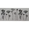 TAPIS IMPRIME 50X120CM POLYAMIDE HERBIER GRIS
