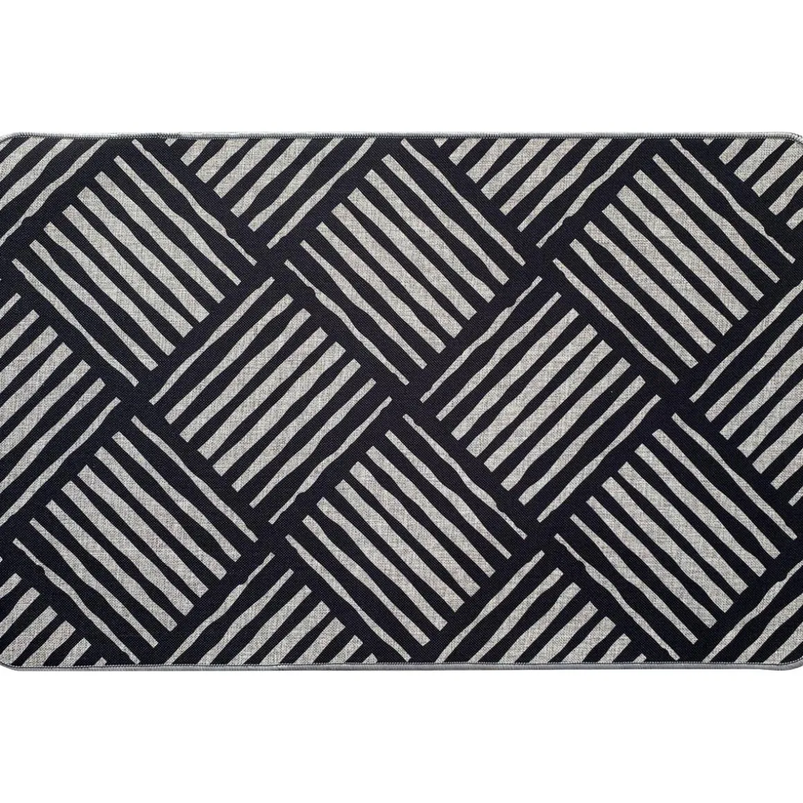 TAPIS IMPRIME 50X80CM POLYESTER AFRICA GRIS