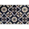 TAPIS IMPRIME 50X80CM POLYESTER CARMEN NOIR