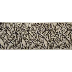 TAPIS IMPRIME 50X140CM POLYESTER JUNGLE BEIGE