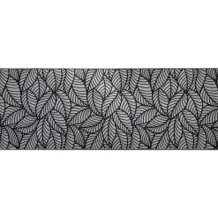 TAPIS IMPRIME 50X140CM POLYESTER JUNGLE GRIS