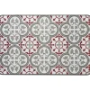 TAPIS IMPRIME 50X80CM POLYESTER PACO ROUGE