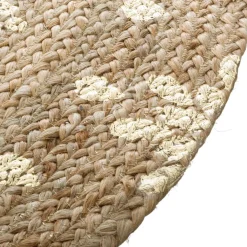 TAPIS JUTE GOLD SHINE D.115CM