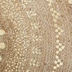 TAPIS JUTE GOLD SHINE D.115CM