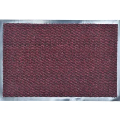 TAPIS LISA 80X120CM POLYPRO PVC BORDEAUX