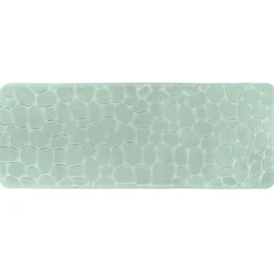 TAPIS MEMOIRE DE FORME MICROFIBRE GALET 45X120CM EUCALYPTUS