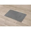 TAPIS MICROFIBRE BOULES UNI 45X75CM GRIS
