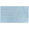 TAPIS MICROFIBRE BOULES UNI 45X75CM BLEU CLAIR