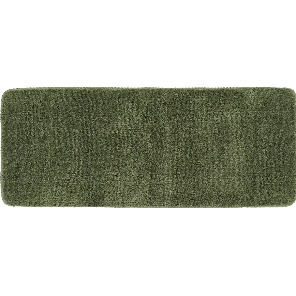 TAPIS MICROFIBRE DOUBLE VASQUE 50X120CM DESSOUS LATEX KAKI