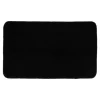 TAPIS MICROFIBRE DOUX DESSOUS LATEX 45X75CM NOIR