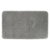 TAPIS MICROFIBRE DOUX DESSOUS LATEX 45X75CM GRIS CLAIR