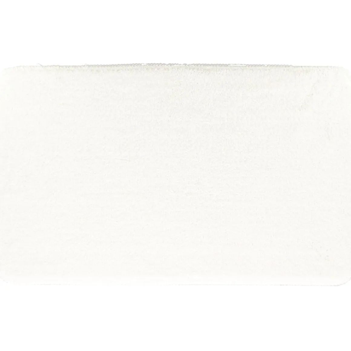TAPIS MICROFIBRE DOUX DESSOUS LATEX 45X75CM BLANC