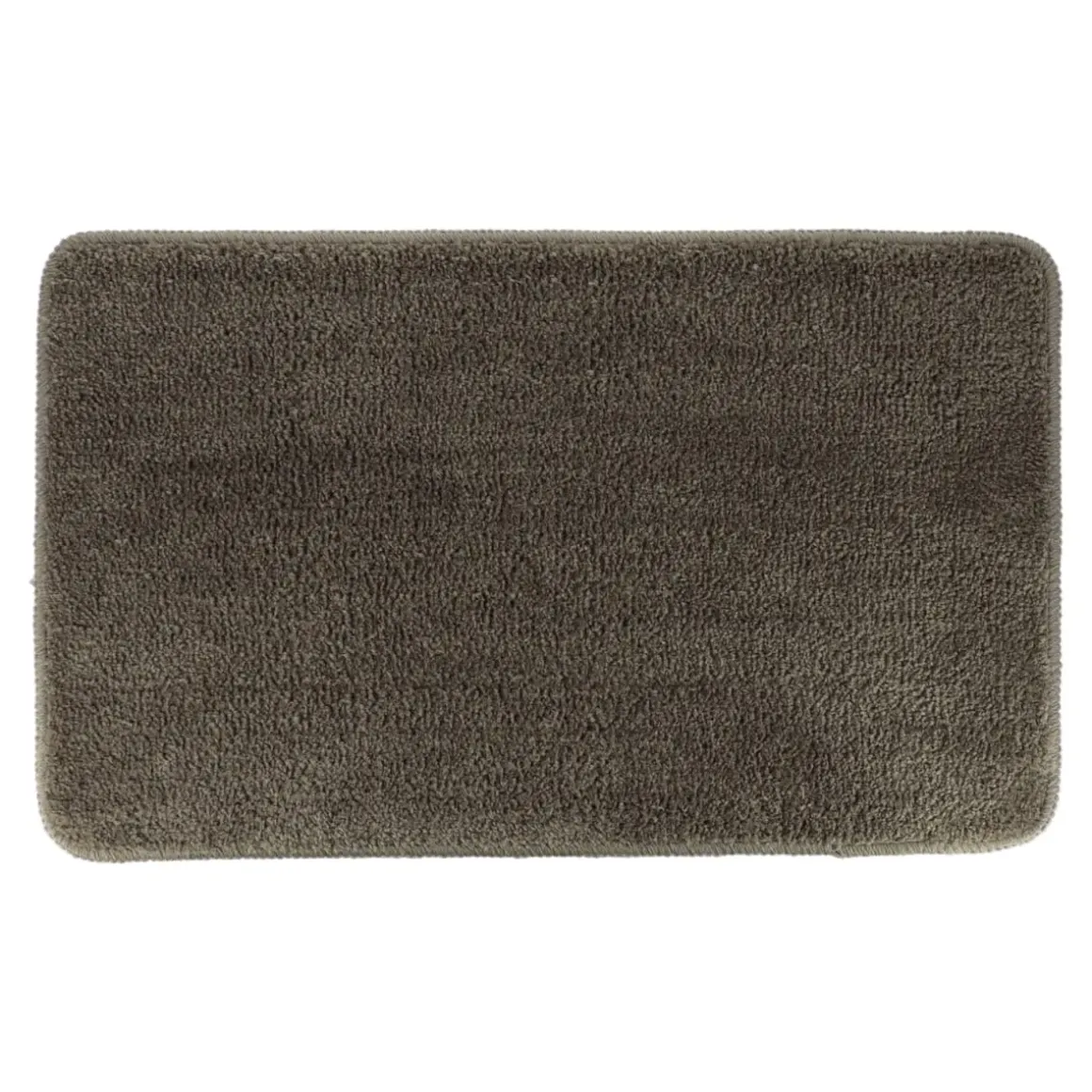 TAPIS MICROFIBRE DOUX DESSOUS LATEX 45X75CM TAUPE