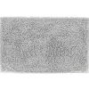TAPIS MICROFIBRE PETITE CHENILLE 50X80CM GRIS CLAIR