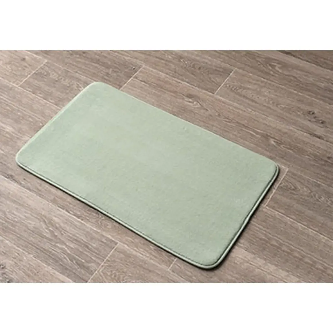 TAPIS MICROFIBRE UNI 45X75CM VERT AMANDE