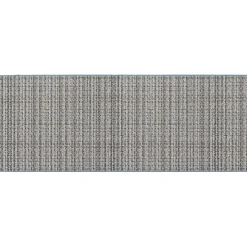 TAPIS PIXEL 45X120CM POLYESTER TISSE BLEU