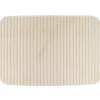 TAPIS POLYESTER STRIE 40X60CM NATUREL
