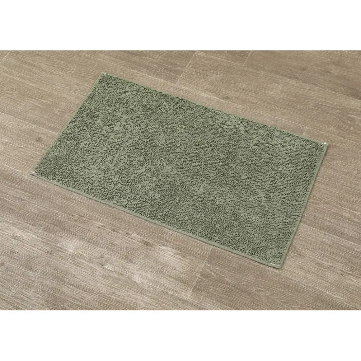 TAPIS POLYESTER 45X75CM VERT KAKI