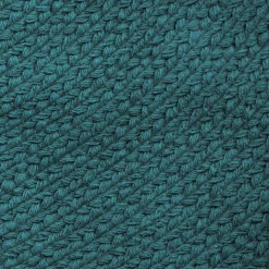 TAPIS POP BLEU CANARD EN COTON D.120CM