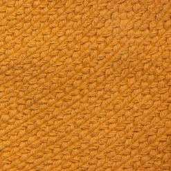 TAPIS POP OCRE EN COTON D.120CM