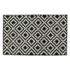 TAPIS RECTANGLE 50X80CM BOUCLETTE LOSIBI NOIR