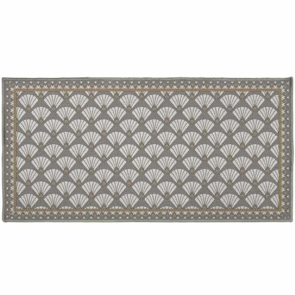 TAPIS RECTANGLE 50X120CM IMPRIME ART DECO CHIC