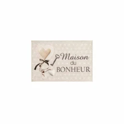 TAPIS RECTANGLE 40X60CM IMPRIME DIGITAL HAPPINESS