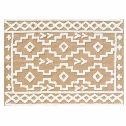 TAPIS RECTANGLE 120X170CM JUTE UNI ET COTON UNI MEDINE