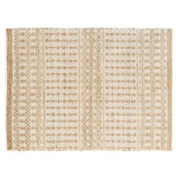 TAPIS RECTANGLE 120X170CM JUTE UNI ET COTON UNI ORYA