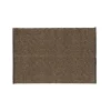 TAPIS RECTANGLE 60X90CM JUTE UNI ET COTON UNI LIVIO NOIR