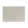 TAPIS RECTANGLE 120X170CM TISSE PLAT RELIEF EZIO