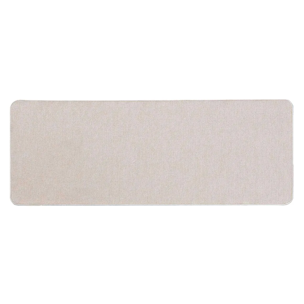 TAPIS RECTANGLE 45X120CM TISSE UNI SIMEO NATUREL