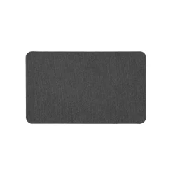 TAPIS RECTANGLE 45X75CM TISSE UNI SIMEO ANTHRACITE