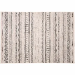 TAPIS RECTANGLE 140X200CM VISCOSE TISSEE TALLULAH NATUREL