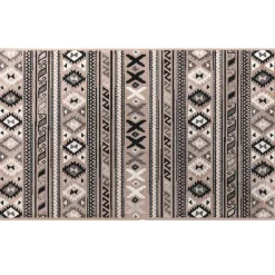 TAPIS RECTANGLE 68X110CM VISCOSE TISSEE SAKARI TAUPE