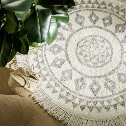 TAPIS ROND ETHNIQUE D.120CM