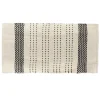 TAPIS SAINT LEU 45X90CM NATUREL NOIR