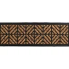 TAPIS 25X75CM COCO TRESSE CAOUTCHOUC LOSANGE