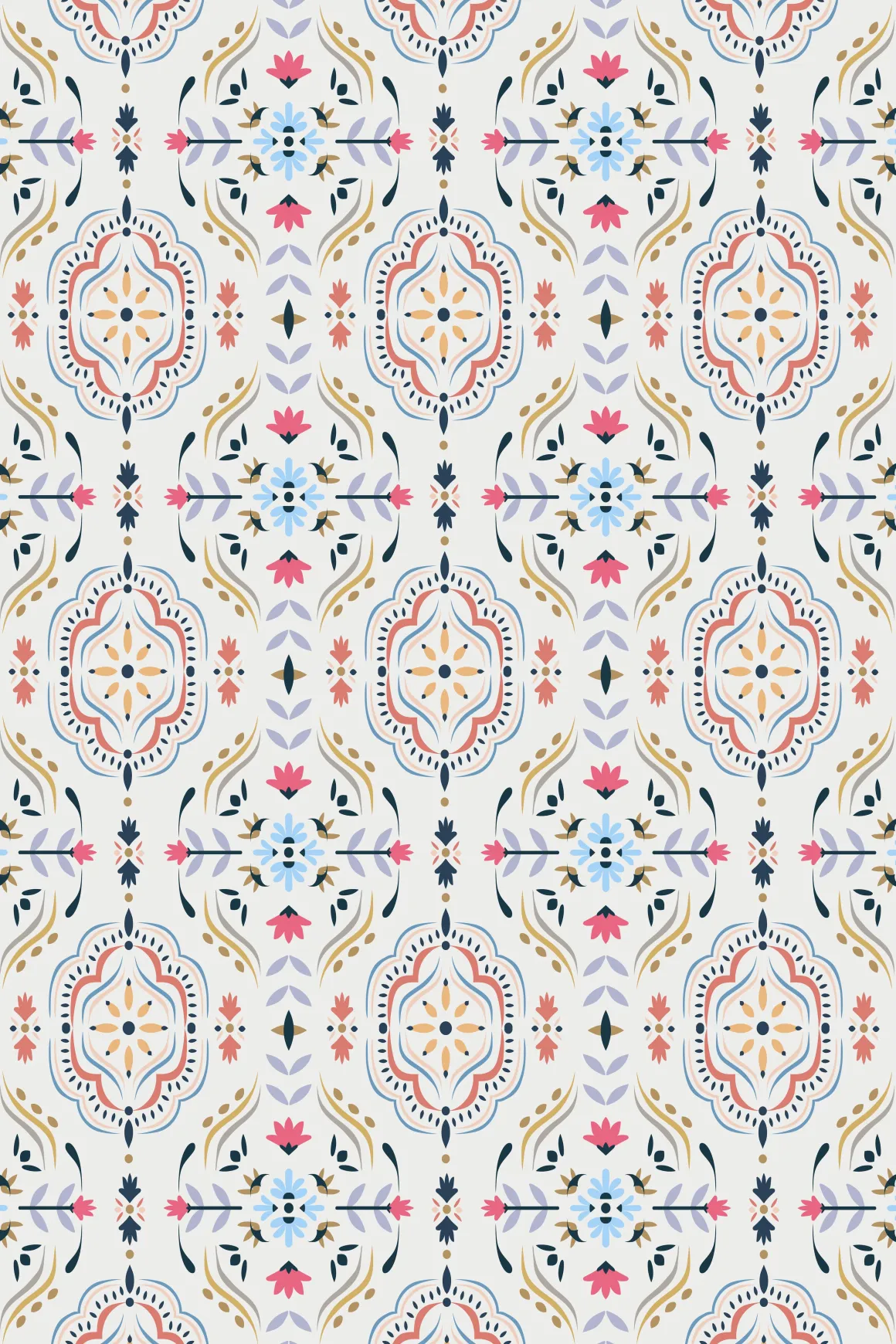 TAPIS 100X150CM ISADORA MULTICOLORE