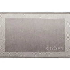 TAPIS 50X80CM POLYESTER KITCHEN BEIGE