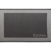 TAPIS 50X80CM POLYESTER KITCHEN NOIR