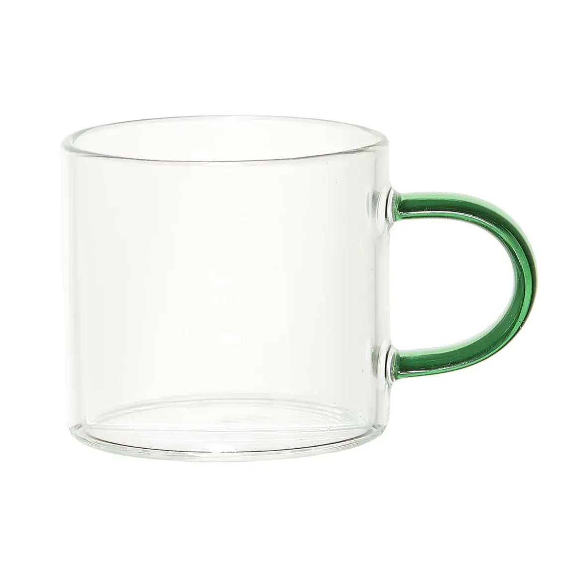 TASSE EXPRESSO VERRE ANSE COLOREE 10CL