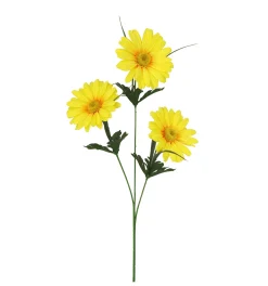TIGE MARGUERITE H65CM JAUNE