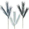 TIGE PLUMEAU 3 BRANCHES H.90CM BLEU