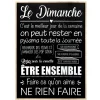 TOILE DIMANCHE D.50X70CM